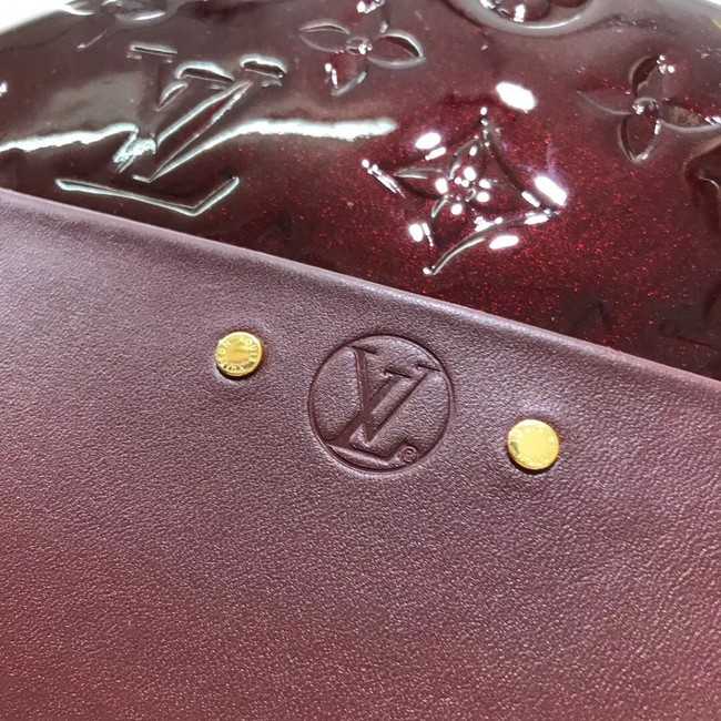 Louis Vuitton Outlet original Monogam vernis BOITE CHAPEAU SOUPLE M53999 purplish