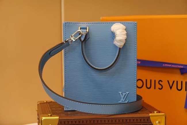 Louis Vuitton Outlet PETIT SAC PLAT M80168 blue