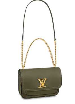 Louis Vuitton Outlet Original Lockme chain small handbag M57067 Khaki green