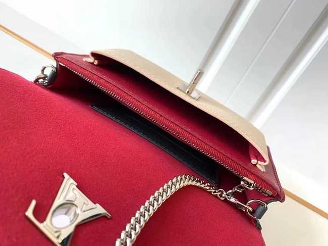 Louis Vuitton Outlet Original MYLOCKME Chain Bag M63471 red&white