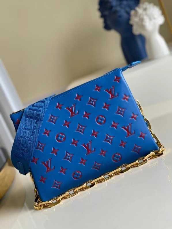 Louis Vuitton Outlet COUSSIN PM M58628 blue&red