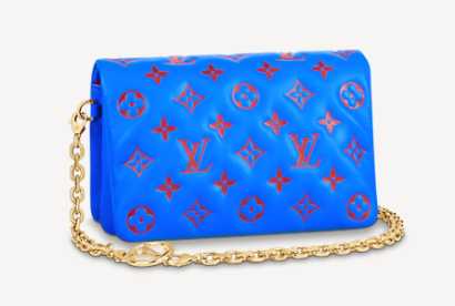 Louis Vuitton Outlet POCHETTE COUSSIN M80743 Blue & Red