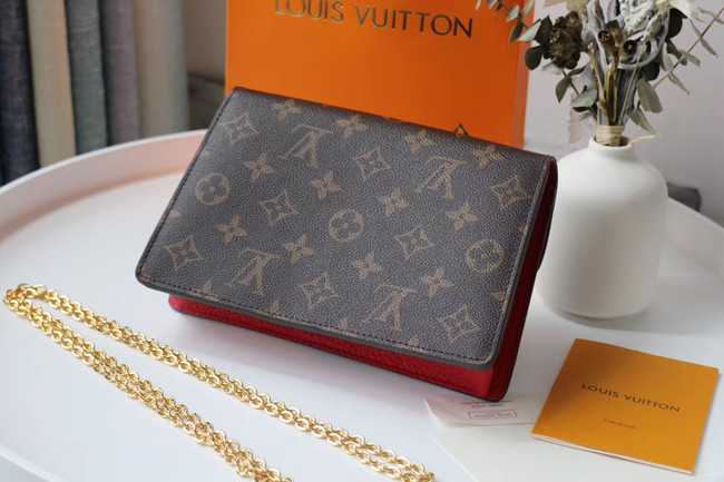 Louis Vuitton Outlet Monogram Canvas Original Chain bag M60357 red