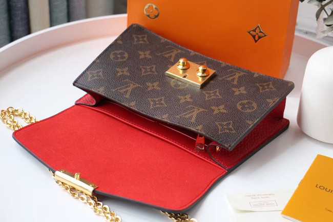 Louis Vuitton Outlet Monogram Canvas Original Chain bag M60357 red