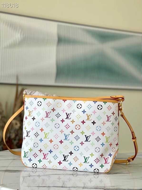 Louis Vuitton Outlet Monogram Canvas Original Leather M40352 white