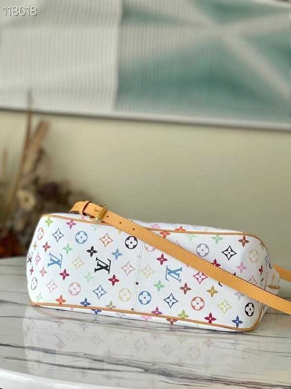 Louis Vuitton Outlet Monogram Canvas Original Leather M40352 white