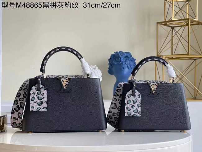 Louis Vuitton Outlet CAPUCINES PM M48865 black