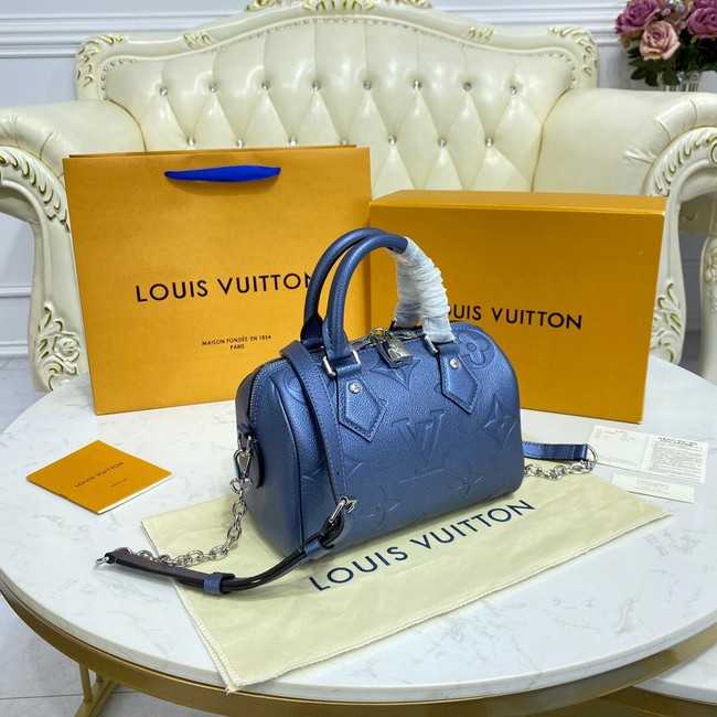 Louis Vuitton Outlet SPEEDY BANDOULIERE 20 M58953 blue