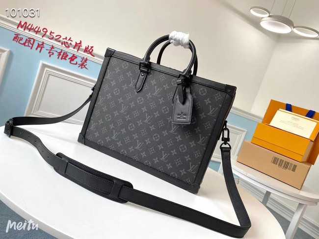 Louis Vuitton Outlet SOFT TRUNK briefcase M44952 black