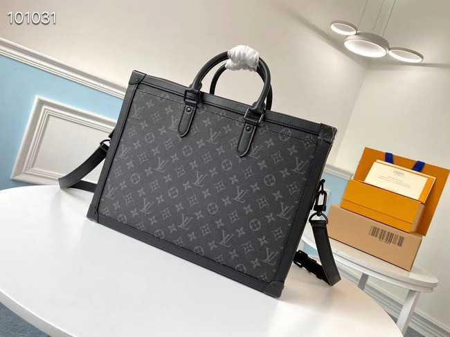 Louis Vuitton Outlet SOFT TRUNK briefcase M44952 black