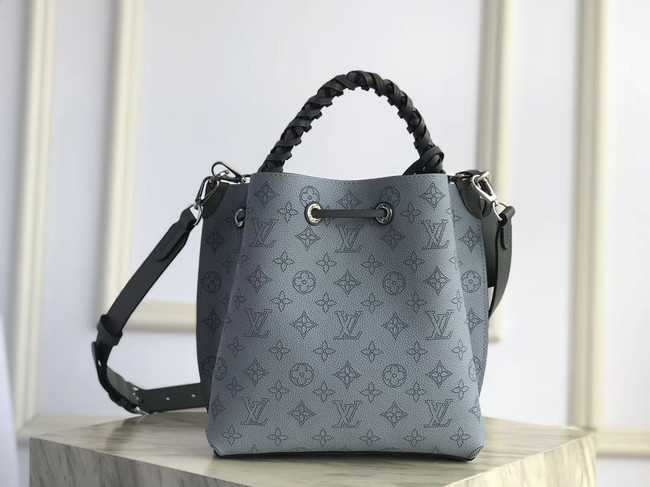 Louis Vuitton Outlet original Mahina Leather MURIA M55800 blue