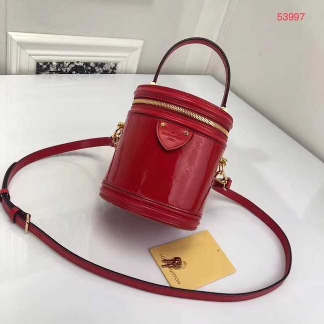 Louis Vuitton Outlet original Monogam vernis CANNES tote M53997 red