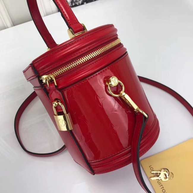 Louis Vuitton Outlet original Monogam vernis CANNES tote M53997 red