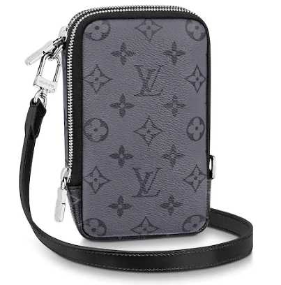 Louis Vuitton Outlet original DOUBLE PHONE M69534 black