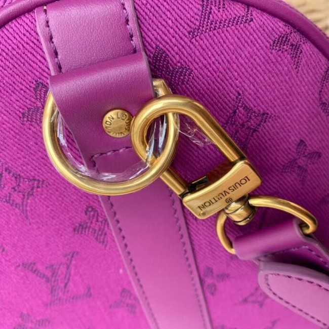 Louis Vuitton Outlet original KEEPALL BANDOULIERE 50 M44644 Violet