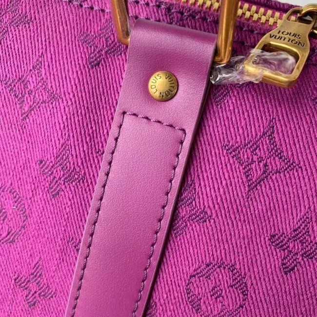 Louis Vuitton Outlet original KEEPALL BANDOULIERE 50 M44644 Violet