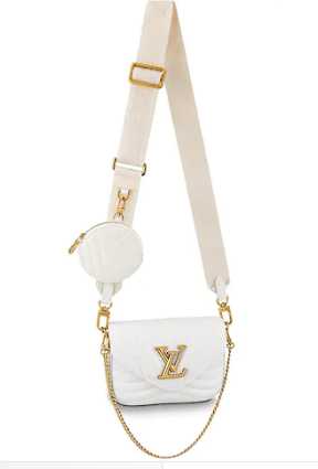 Louis Vuitton Outlet Original NEW WAVE MULTI-POCHETTE M56461 white