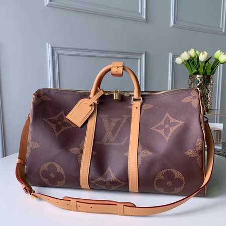 Louis Vuitton Outlet Original KEEPALL 50 M44739 brown