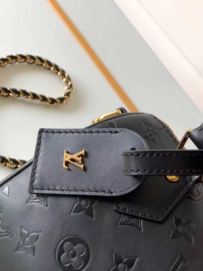 Louis Vuitton Outlet original leather SPEEDY 20 Monogram Empreinte mini m42397 black