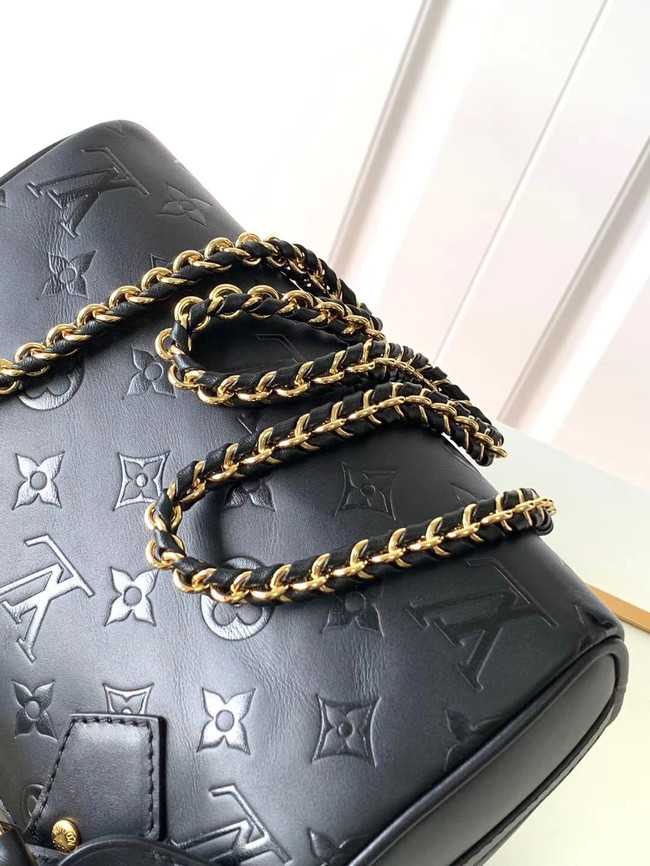 Louis Vuitton Outlet original leather SPEEDY 20 Monogram Empreinte mini m42397 black