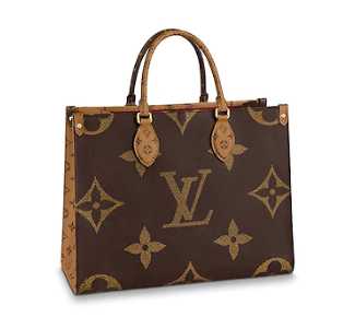 Louis Vuitton Outlet original ONTHEGO Monogram Reverse Medium tote bag M45321