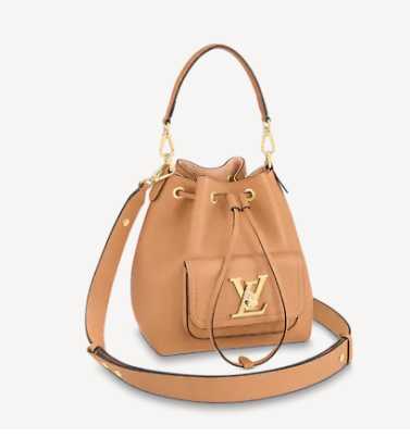 Louis Vuitton Outlet LOCKME BUCKET M57687 Arizona Beige