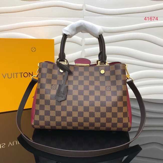 Louis Vuitton Outlet Original Damier Ebene Canvas M41674 Bordeaux