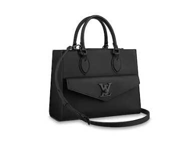 Louis Vuitton Outlet Original LOCKME TOTE M55845 black