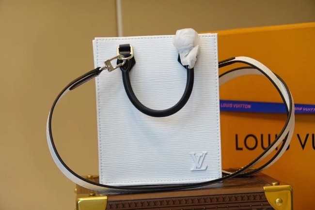 Louis Vuitton Outlet PETIT SAC PLAT M80168 white&black