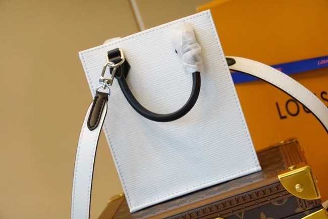 Louis Vuitton Outlet PETIT SAC PLAT M80168 white&black