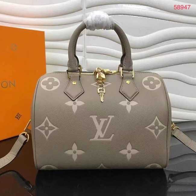 Louis Vuitton Outlet SPEEDY BANDOULIERE 25 M58947 grey