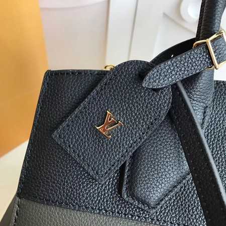 Louis Vuitton Outlet Original Leather CITY STEAMER PM M55062 Apricot&Black