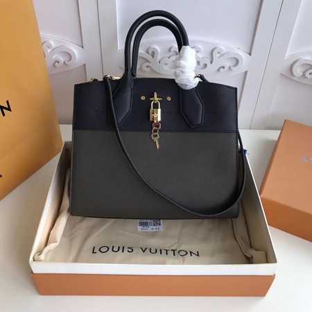 Louis Vuitton Outlet Original Leather CITY STEAMER PM M55062 Apricot&Black