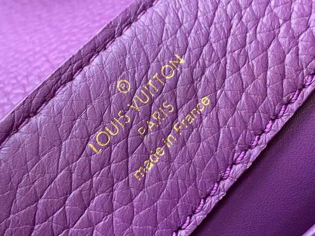 Louis Vuitton Outlet Original Taurillon leather CAPUCINES BB M95509 purple