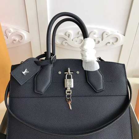 Louis Vuitton Outlet Original Leather CITY STEAMER PM M55062 Black