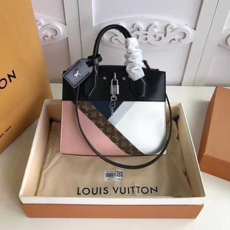 Louis Vuitton Outlet Original Leather CITY STEAMER M53802 Pink&Black