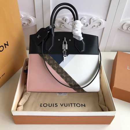 Louis Vuitton Outlet Original Leather CITY STEAMER M53802 Pink&Black