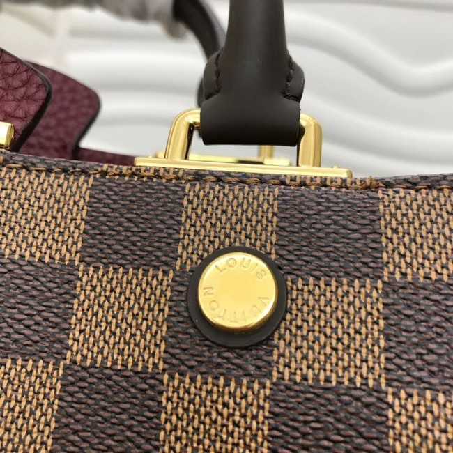 Louis Vuitton Outlet Original Damier Ebene Canvas M41674 Lie de Vin