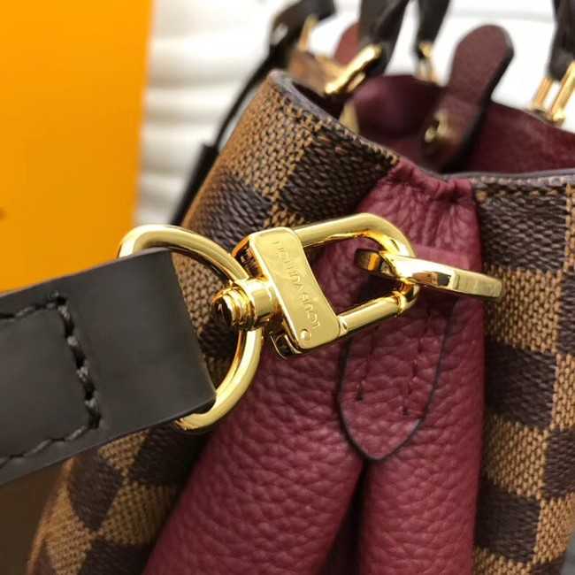 Louis Vuitton Outlet Original Damier Ebene Canvas M41674 Lie de Vin