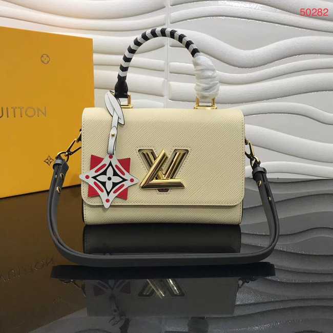 Louis Vuitton Outlet original CRAFTY TWIST tote bag M56780 cream