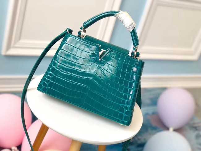 Louis Vuitton Outlet original crocodile CAPUCINES PM N93163 green