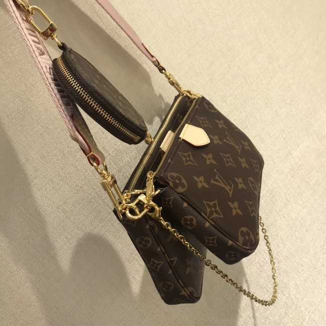 Louis Vuitton Outlet original monogram canvas Shoulder Bag MULTI-POCHETTE ACCESSOIRES M44840