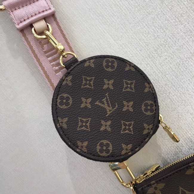 Louis Vuitton Outlet original monogram canvas Shoulder Bag MULTI-POCHETTE ACCESSOIRES M44840