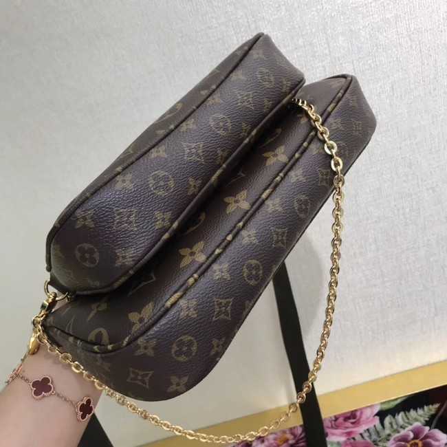 Louis Vuitton Outlet original monogram canvas Shoulder Bag MULTI-POCHETTE ACCESSOIRES M44840