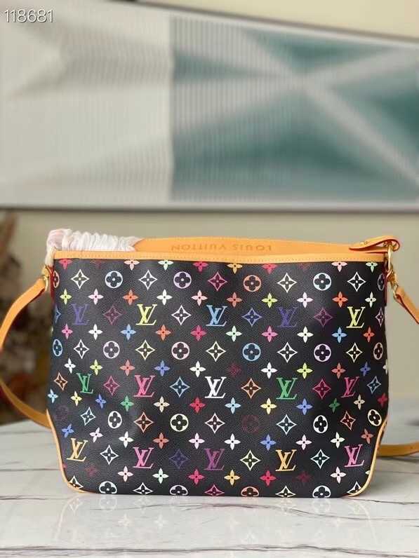 Louis Vuitton Outlet Monogram Canvas Original Leather M40352 black