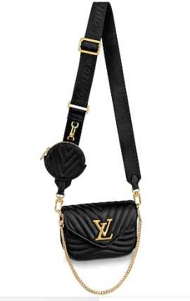 Louis Vuitton Outlet Original NEW WAVE MULTI-POCHETTE M56461 black