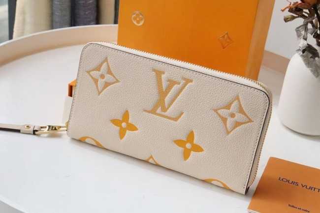 Louis Vuitton Outlet ZIPPY WALLET M80403 Cream&Saffron