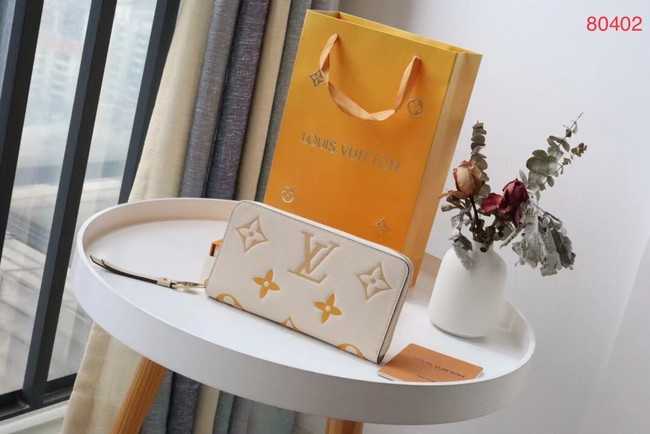 Louis Vuitton Outlet ZIPPY WALLET M80403 Cream&Saffron