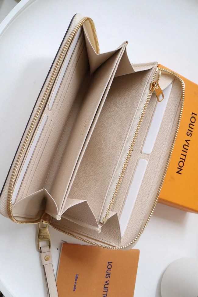 Louis Vuitton Outlet ZIPPY WALLET M80403 Cream&Saffron