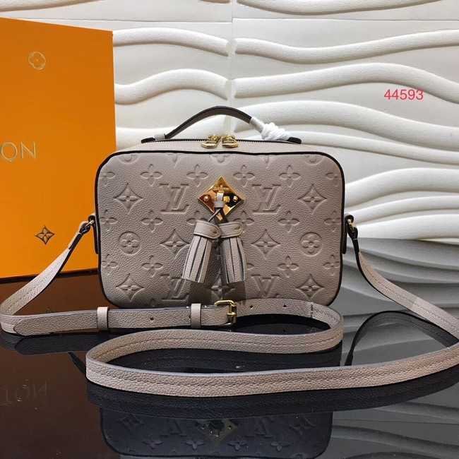 Louis Vuitton Outlet original mongram empreinte SAINTONGE M44593 light gray